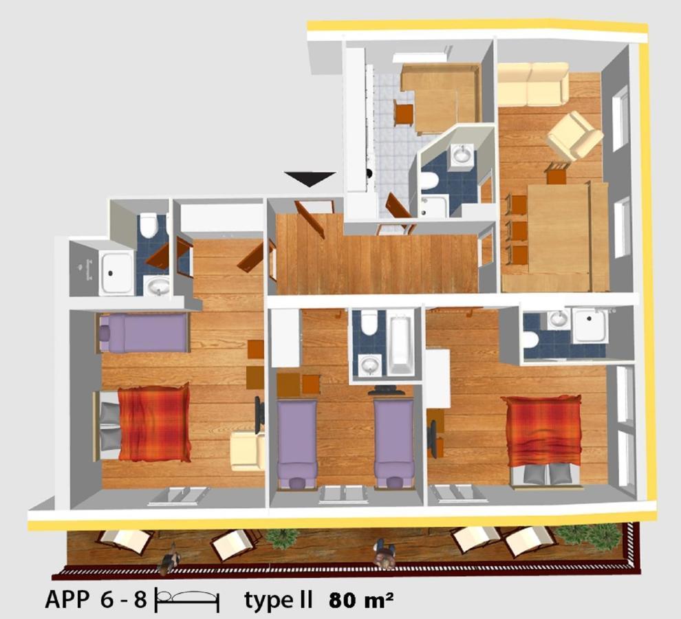 Three-Bedroom Apartment