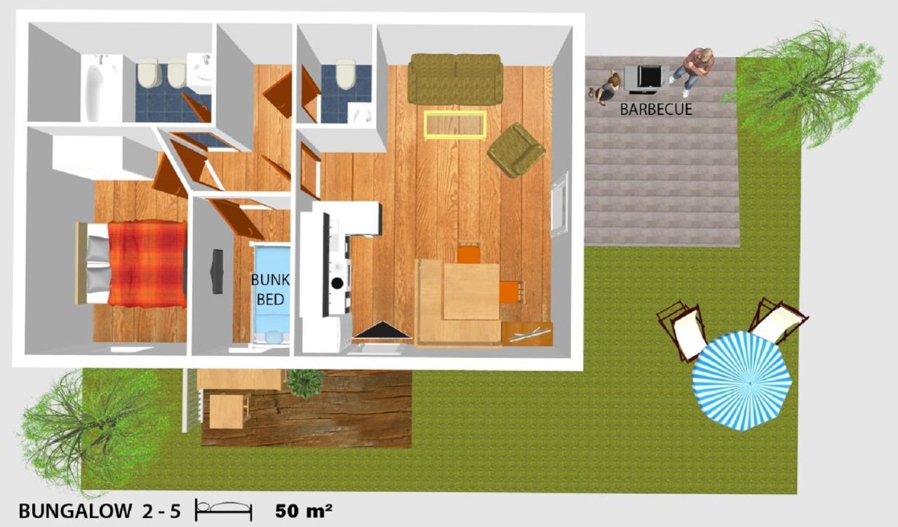 Two-Bedroom Villa Garden