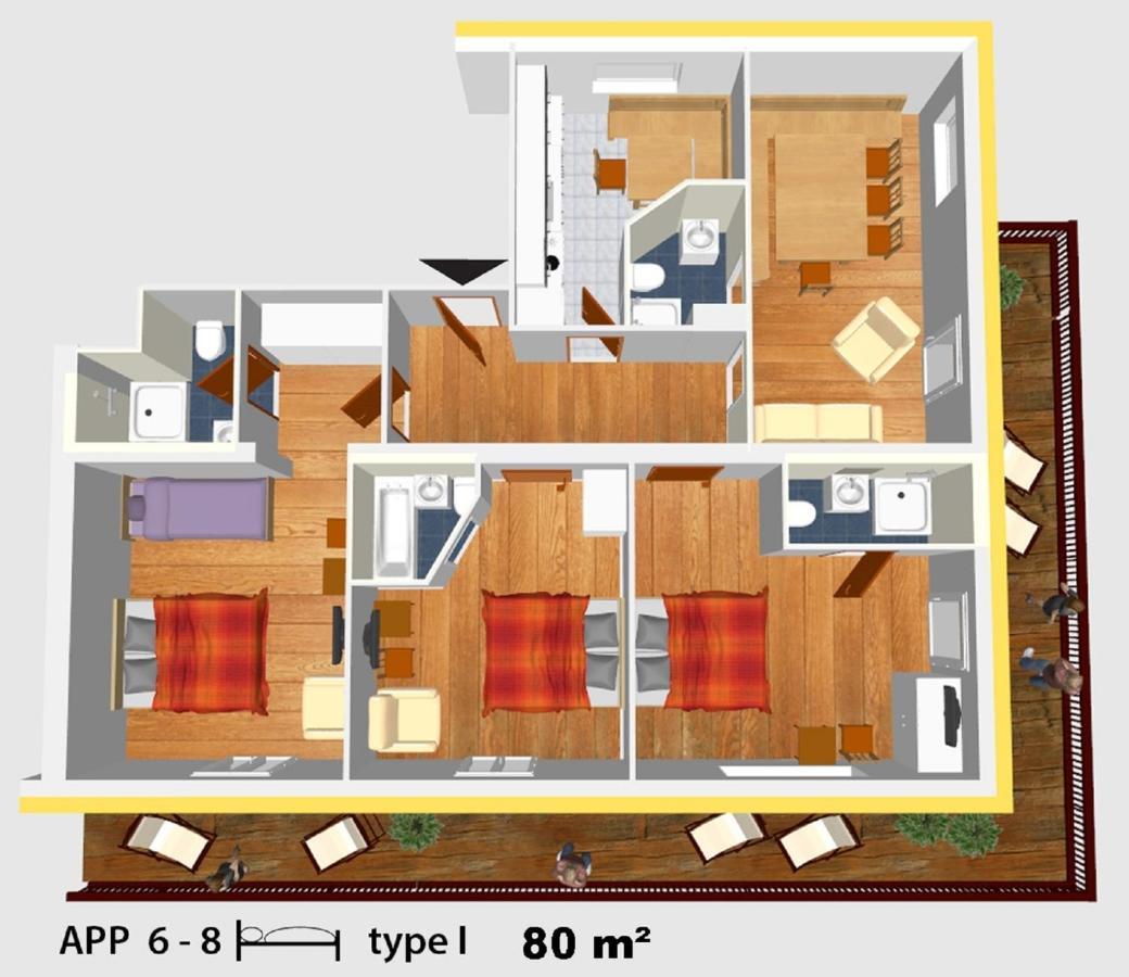 Three-Bedroom Apartment