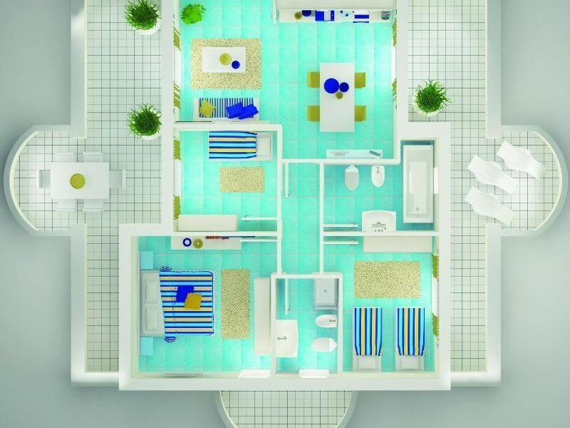 Three-Bedroom Apartment