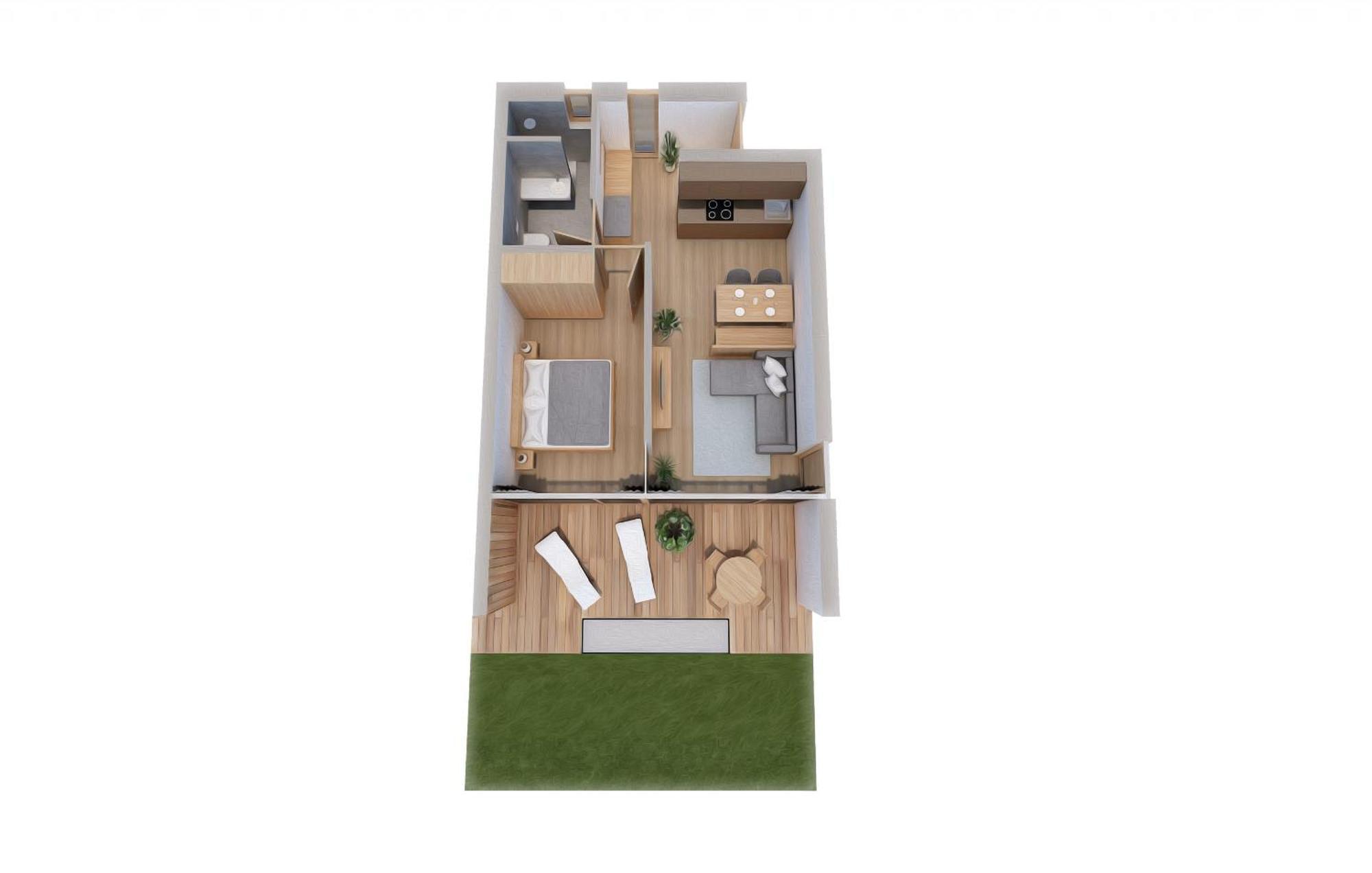 Apartment Garden View