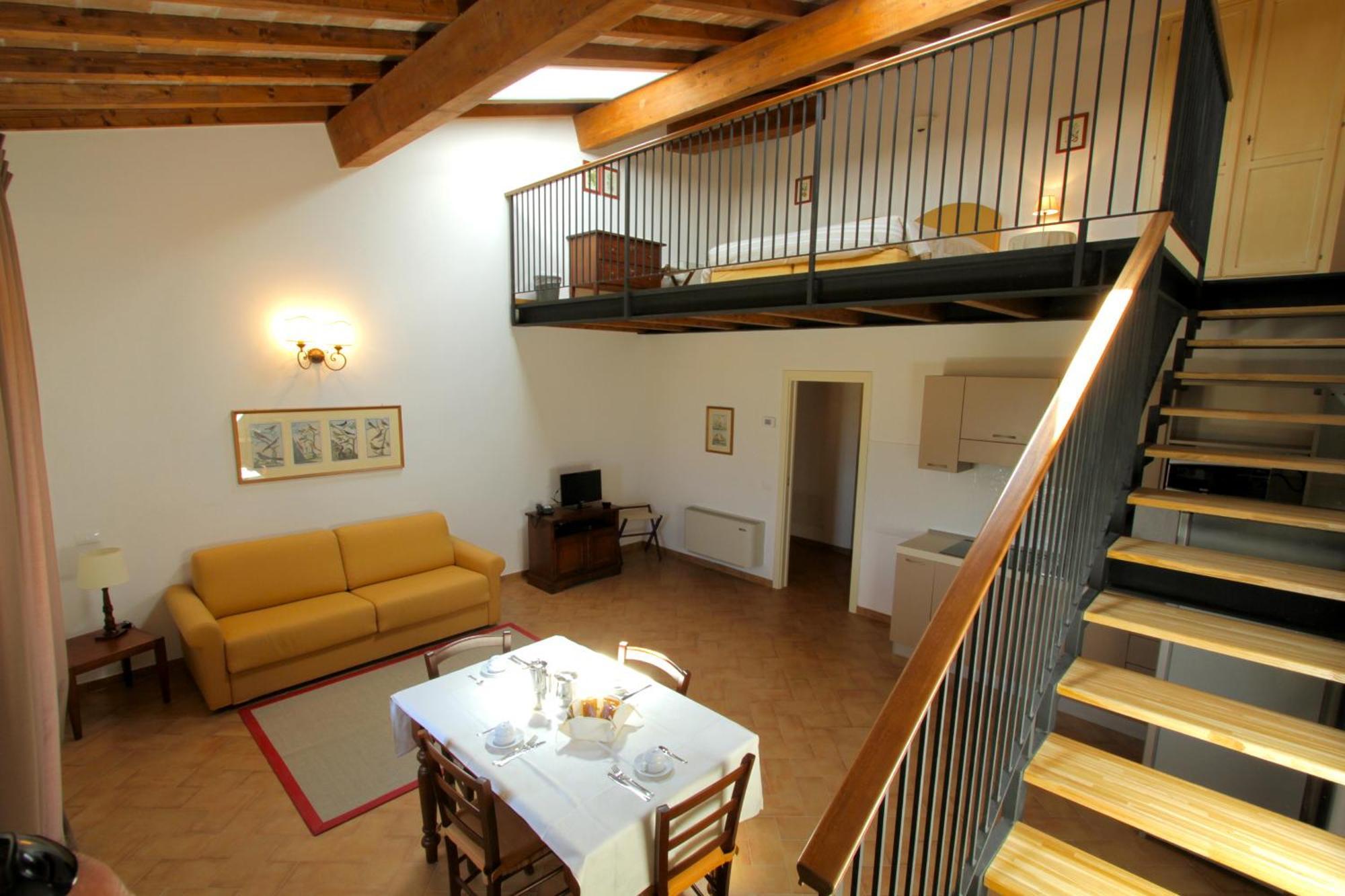 Apartment mit 1 Schlafzimmer - 2 Ebenen
