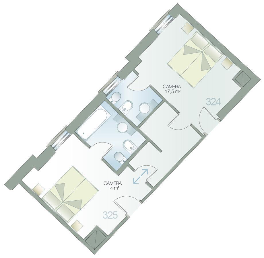 Two Connecting Rooms