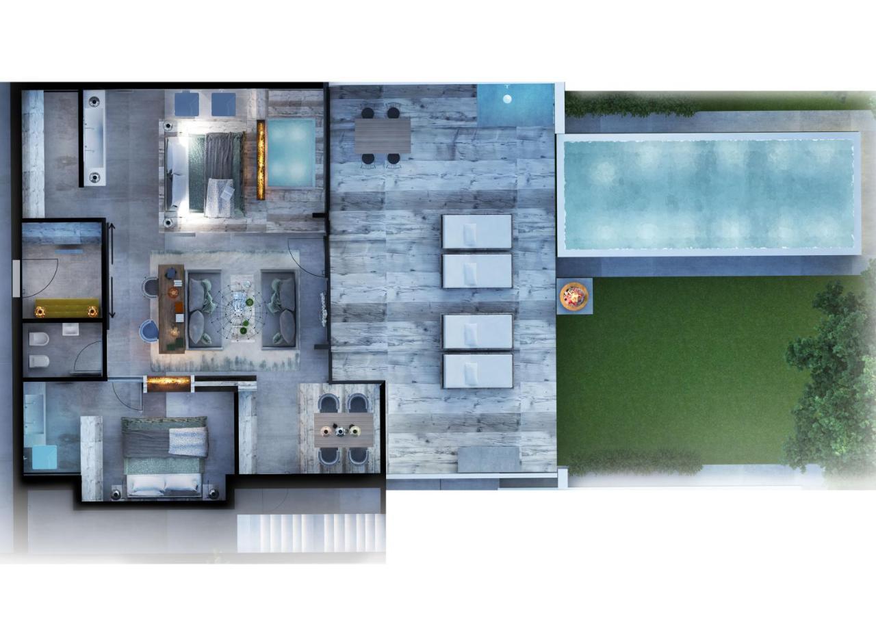 Chalet mit 2 Schlafzimmern