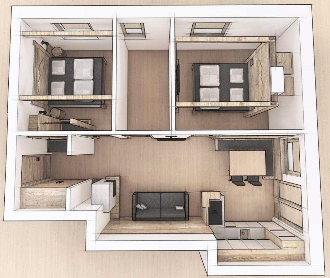 Apartment mit 2 Schlafzimmern