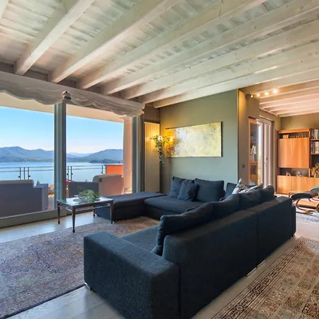 Villa Diamante Con Vista Lago Maggiore E Piscina-3