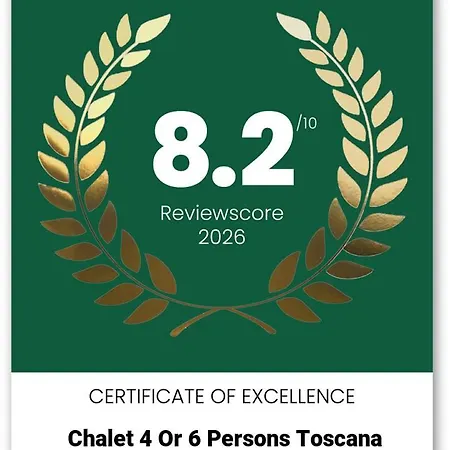 Chalet 4 Or 6 Persons Toscana Viareggio Camping Bosco Verde Italie-2